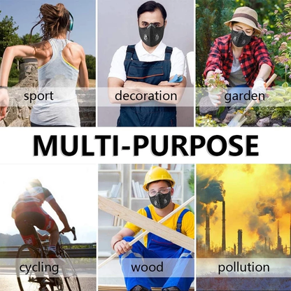 Carbon Filter Dust Mask – Reusable, Breathable & Adjustable