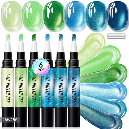 5-in-1 Aurora Effect Gel Nail Polish Pen