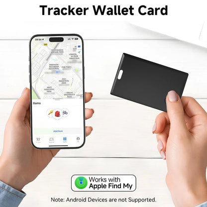 💖Hot 48% OFF🌹2026 Slim Bluetooth Tracker Card | Apple MFi Certified | Works with Find My 📱