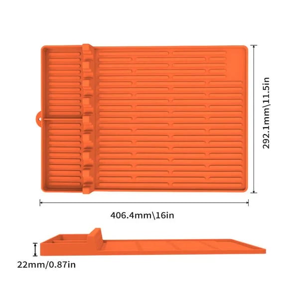 🌞Summer Sale 49% OFF🍖Silicone BBQ Side Shelf Mat — Keep Tools Clean & Close