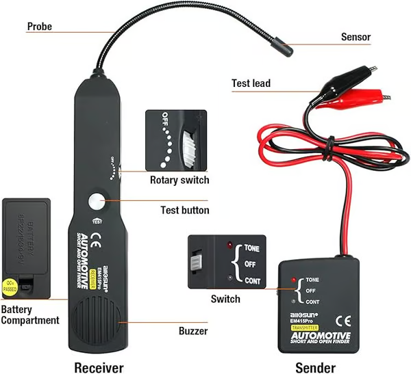 Automotive Electrical Open&Short Finder Circuit Tester