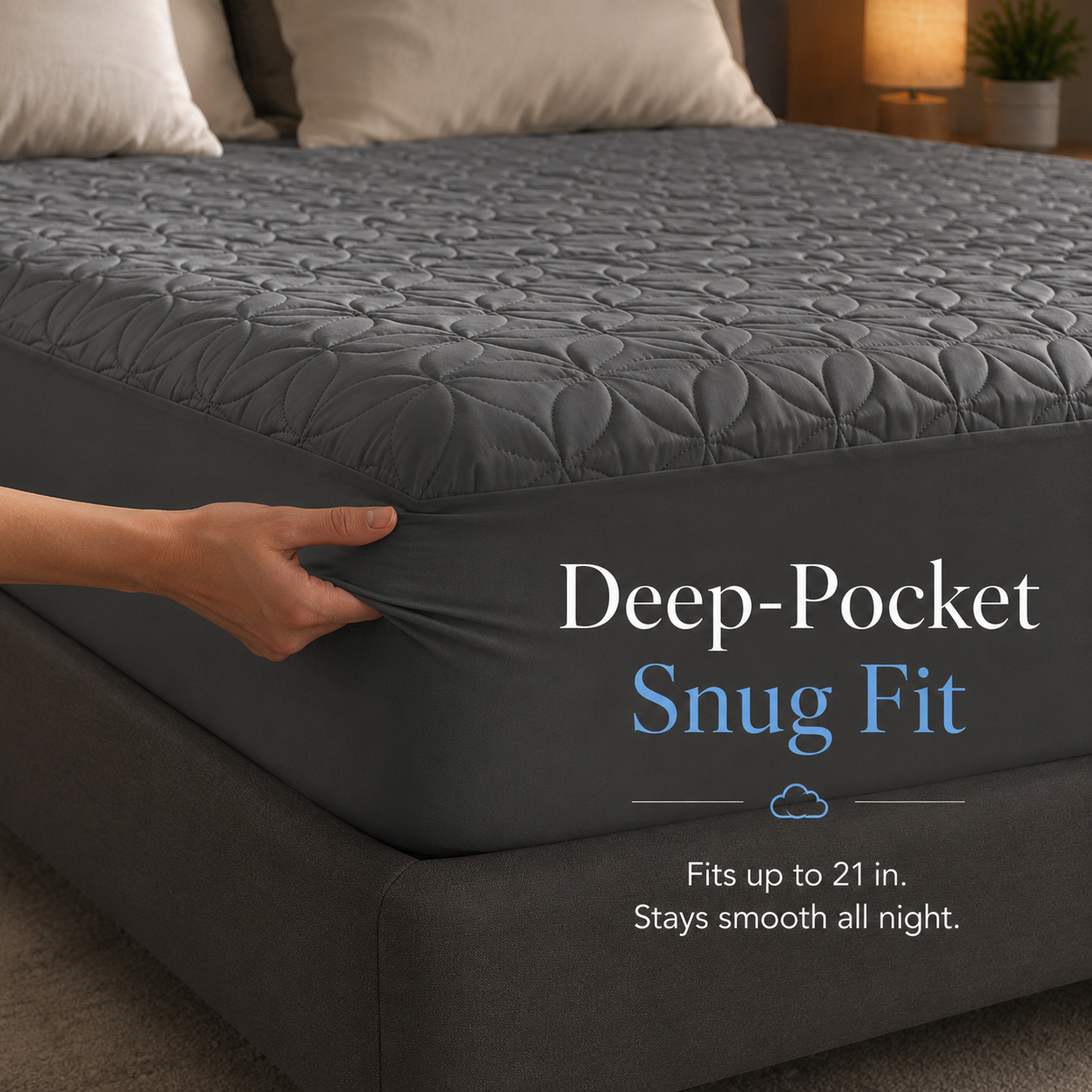 Waterproof Mattress Protector – Cooling, Quiet & Deep-Pocket Comfort