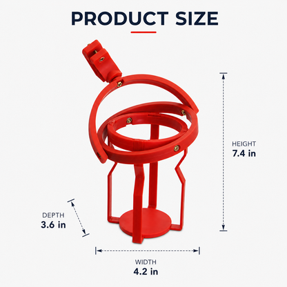 Gyroscopic Self-Leveling Cup Holder – Spill-Resistant Drink Holder for Any Ride