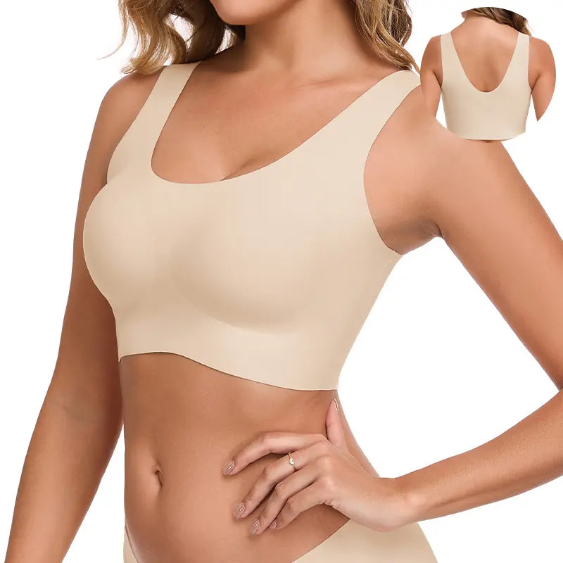 Seamless Wireless Full Coverage Bra – Soft, Breathable & Supportive