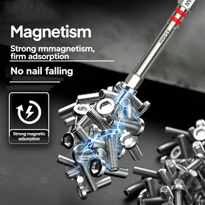 6-piece set of magnetic hexagonal shank pagoda-shaped screwdriver bits