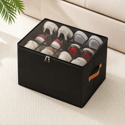 Collapsible Plastic Shoe and Pants Storage Organizer Box
