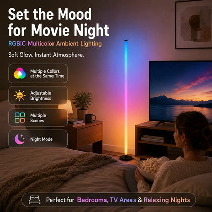 RGBIC Smart Floor Lamp — Turn Any Corner Into a Vibe