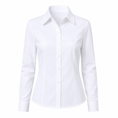 Women's Classic Fit Stretch Button-Down Shirt
