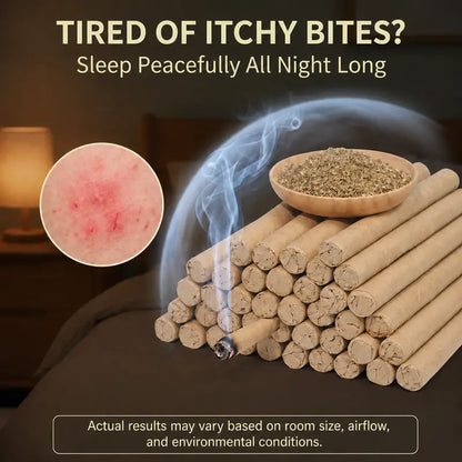 Natural Mugwort Mosquito Repellent Sticks for Patio, BBQ & Outdoor Gatherings