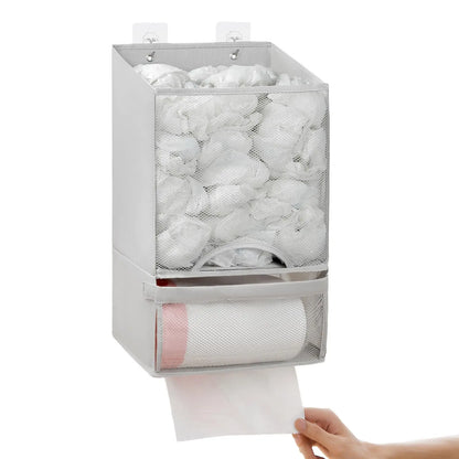2-in-1 Durable Plastic Grocery Bag Holder