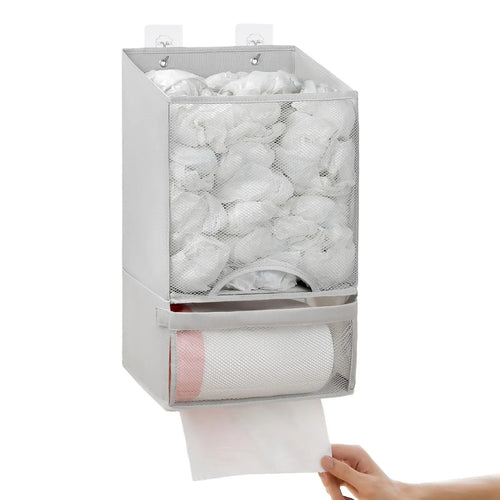 2-in-1 Durable Plastic Grocery Bag Holder