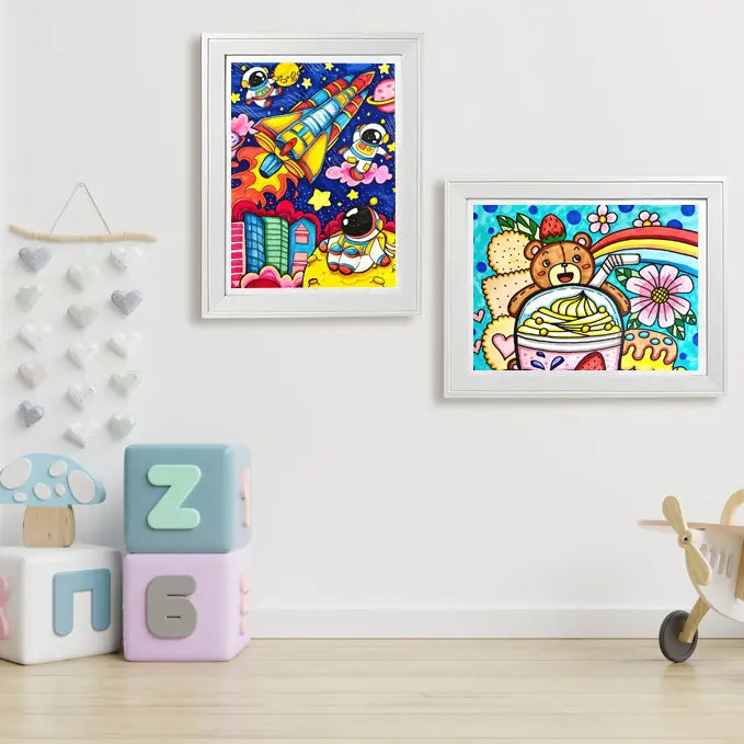 Kids Art Frame Front Opening - Display &amp; Store Artwork
