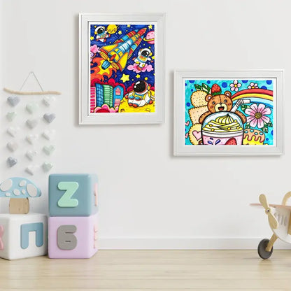Kids Art Frame Front Opening - Display &amp; Store Artwork