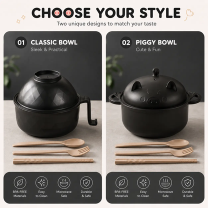 6-Piece Microwave Ramen Bowl Set