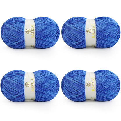 Chunky Chenille Velvet Yarn for DIY Crochet &amp; Knitting