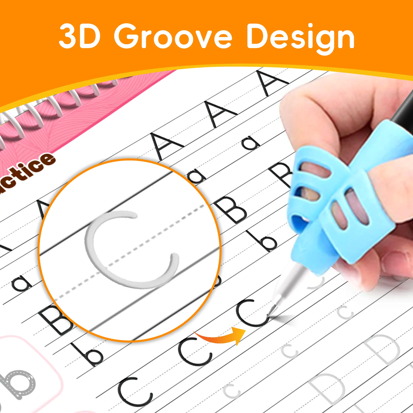 ✍️Reusable Grooved Handwriting Workbook for Kids✍️