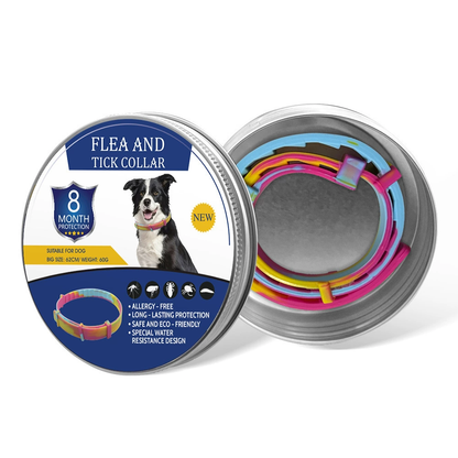 Natural plant extract pet collar – effectively repels fleas and ticks