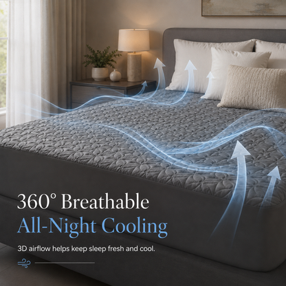 Waterproof Mattress Protector – Cooling, Quiet & Deep-Pocket Comfort