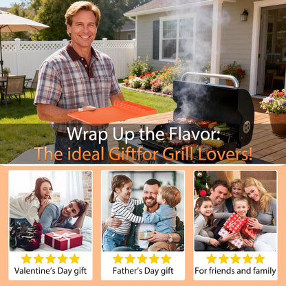 🌞Summer Sale 49% OFF🍖Silicone BBQ Side Shelf Mat — Keep Tools Clean & Close