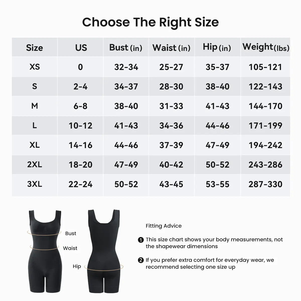 Butt Lift Shapewear Bodysuit | Tummy Control & Back Support