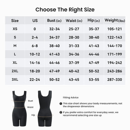 Butt Lift Shapewear Bodysuit | Tummy Control & Back Support