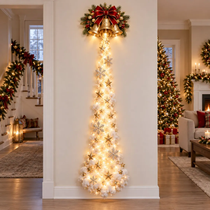 3D Glowing Christmas Wall Decorations - Christmas Magic on the Wall