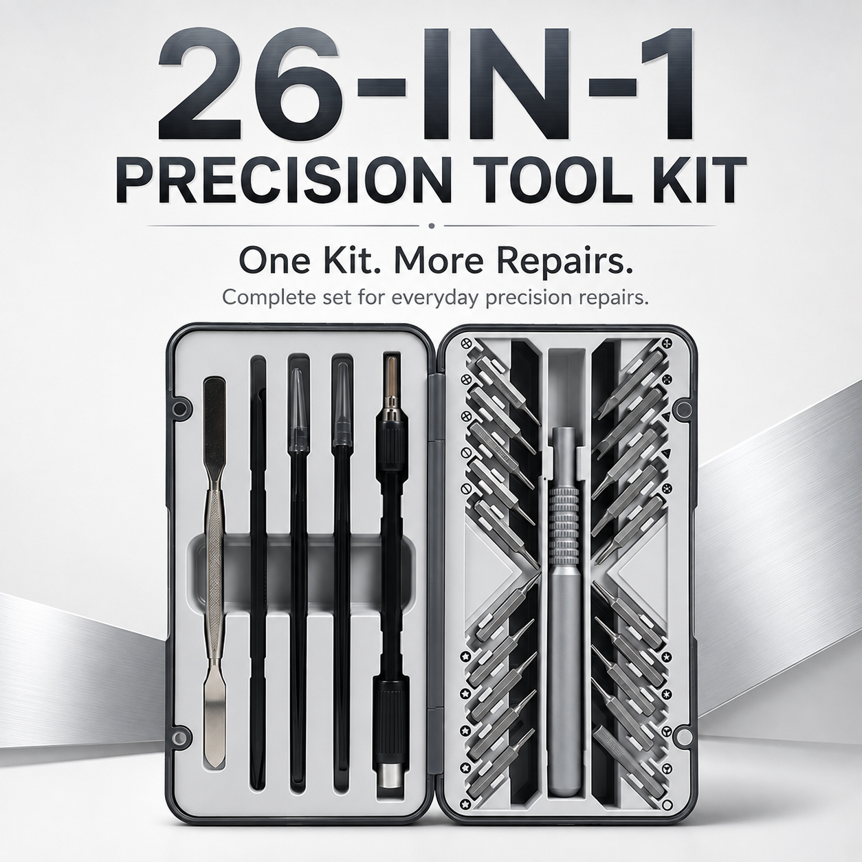 26PCS Multi-Functional Complete Disassembly, Assembly, And Repair Tool Kit