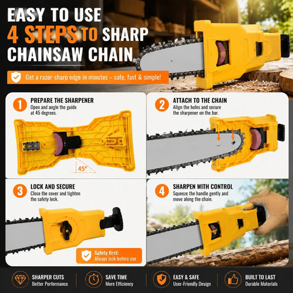 🔥Limited Time 50%🔥OffPortable Teeth Chainsaw Sharpener