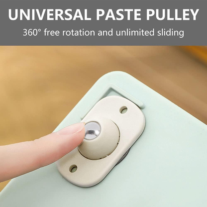 🏠Self-adhesive mini casters that can rotate 360 degrees🏠