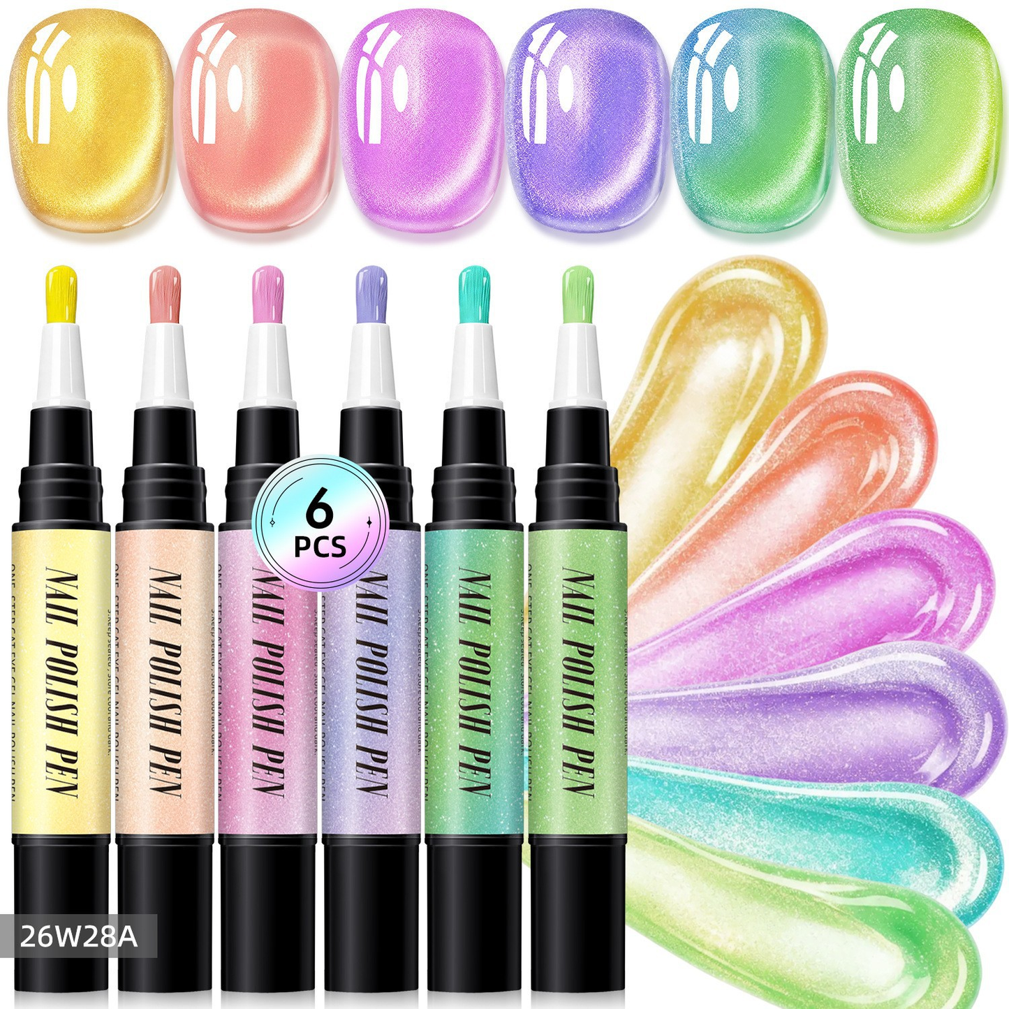 5-in-1 Aurora Effect Gel Nail Polish Pen