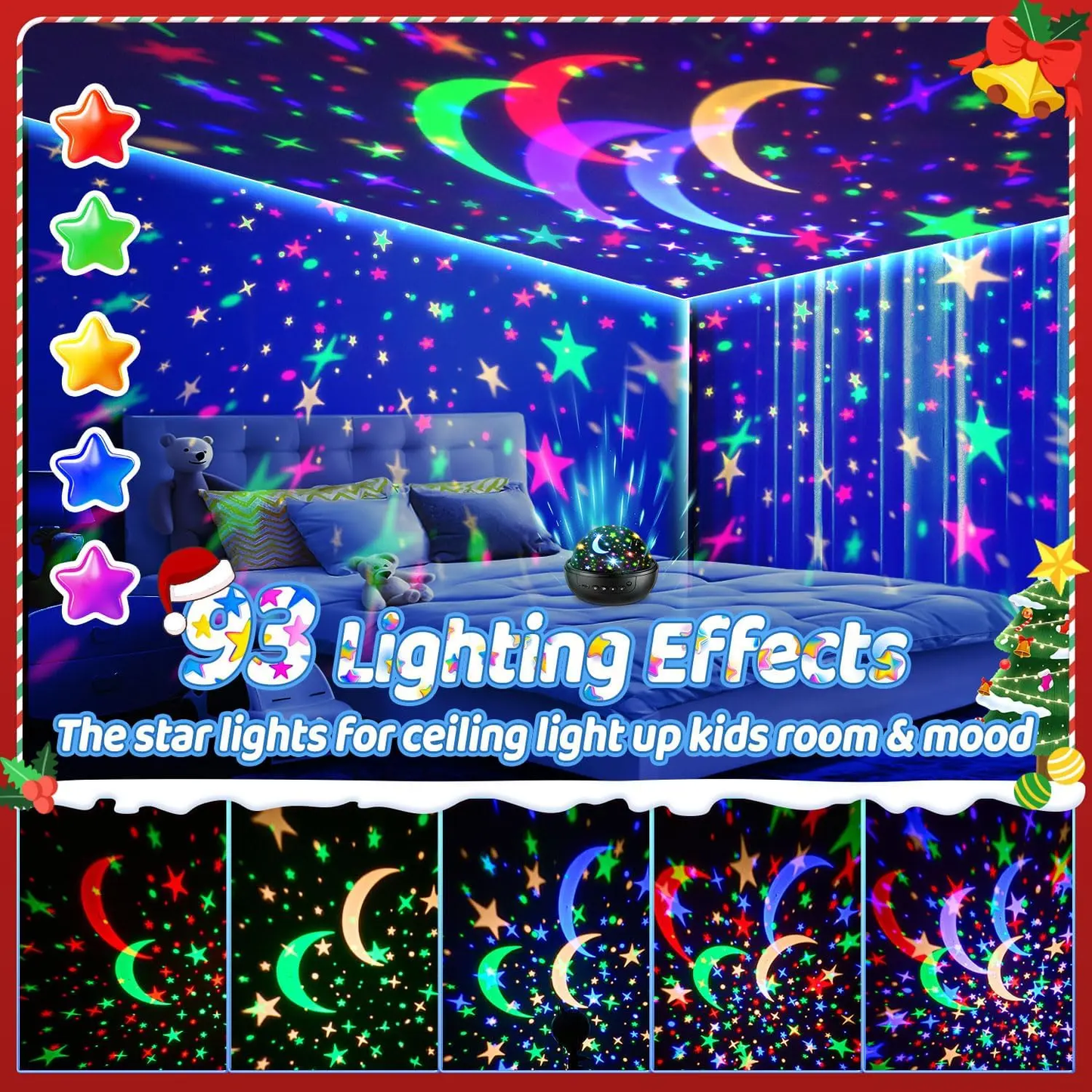 Spherical Starry Sky Projector Night Light - Multiple Starry Sky Themes
