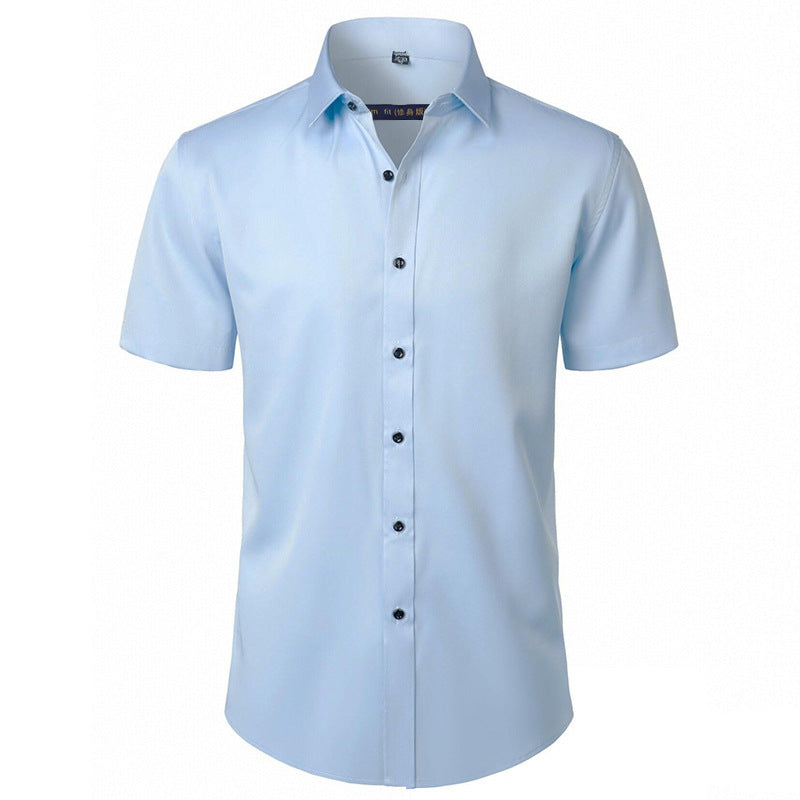 Men's 4-Way Ultra-Stretch Short Sleeve Dress Shirt