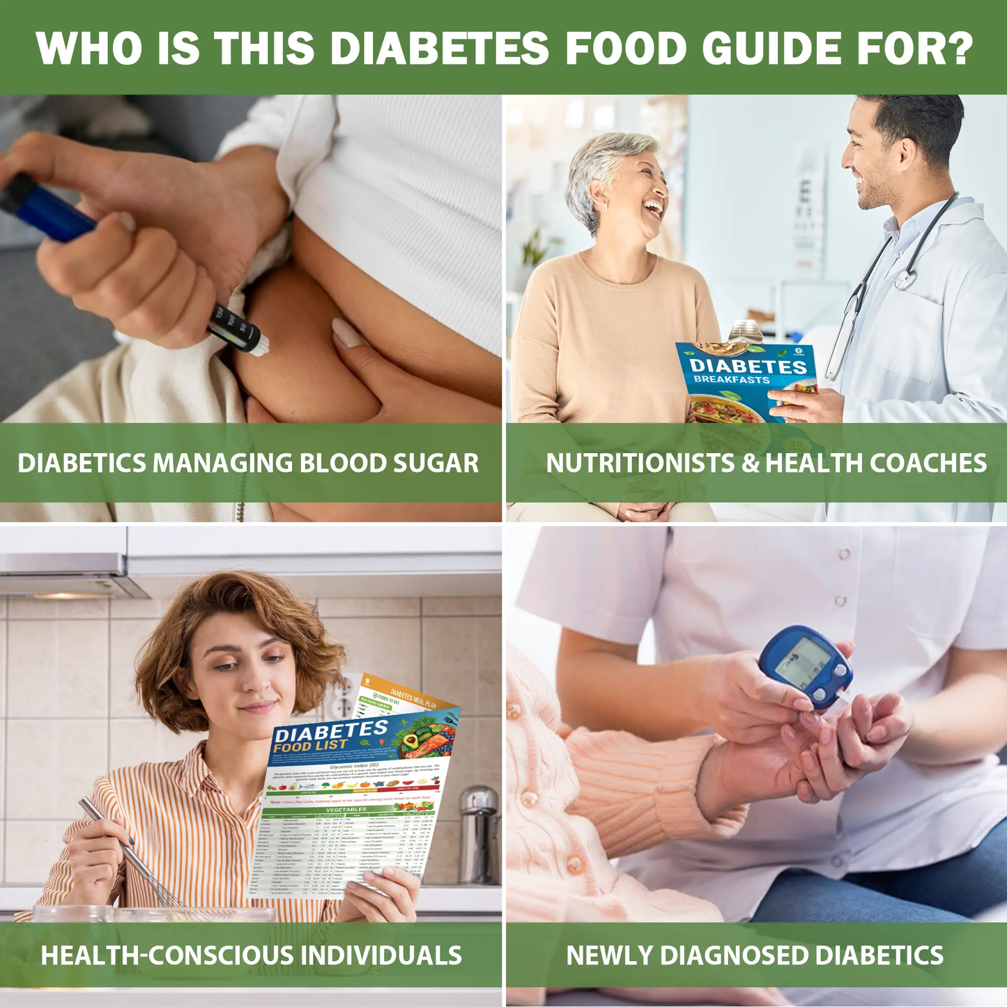 🥕A list of foods for diabetics and over 80 meal plan recipes🥕