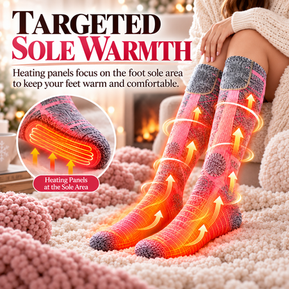 🔥Winter Heated Socks with 3 Heat Settings & Rechargeable Batteries🔥