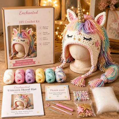 Fantasy Hood Hat DIY Crochet Kit Series