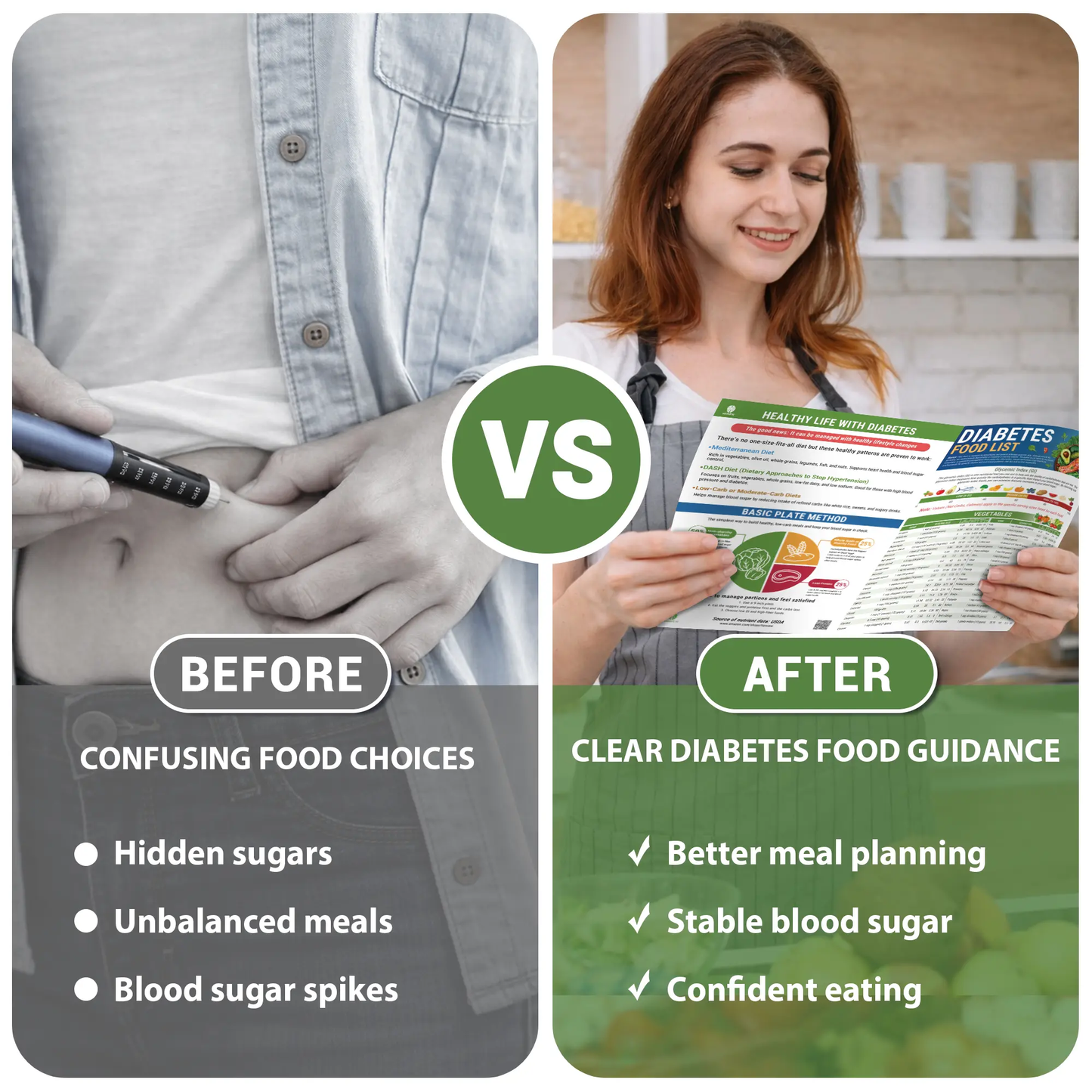 🥕A list of foods for diabetics and over 80 meal plan recipes🥕