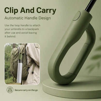 Magic Water-Revealing Automatic Umbrella with Drip-Proof Sleeve