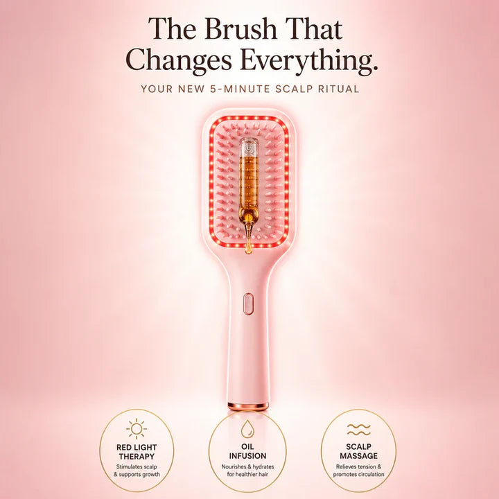 Red Light Scalp Care &amp; Oil Applicator Brush