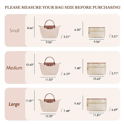 Luxury Satin Bag Insert &amp; Organizer