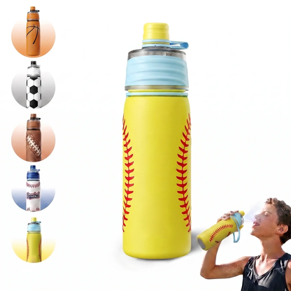 20oz Stainless Steel Water Bottle - with Spray Cooling Function