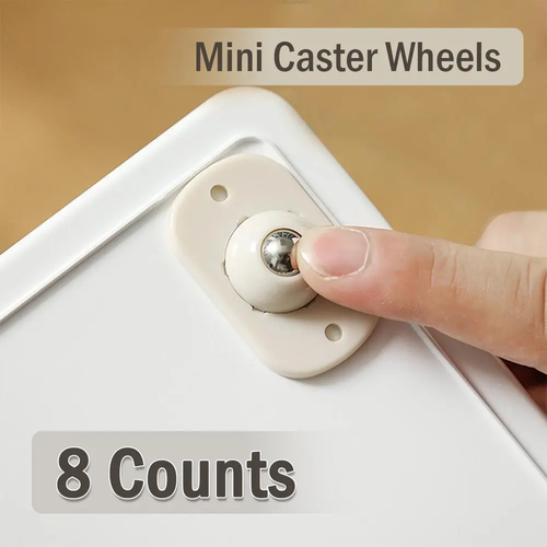 🏠Self-adhesive mini casters that can rotate 360 degrees🏠