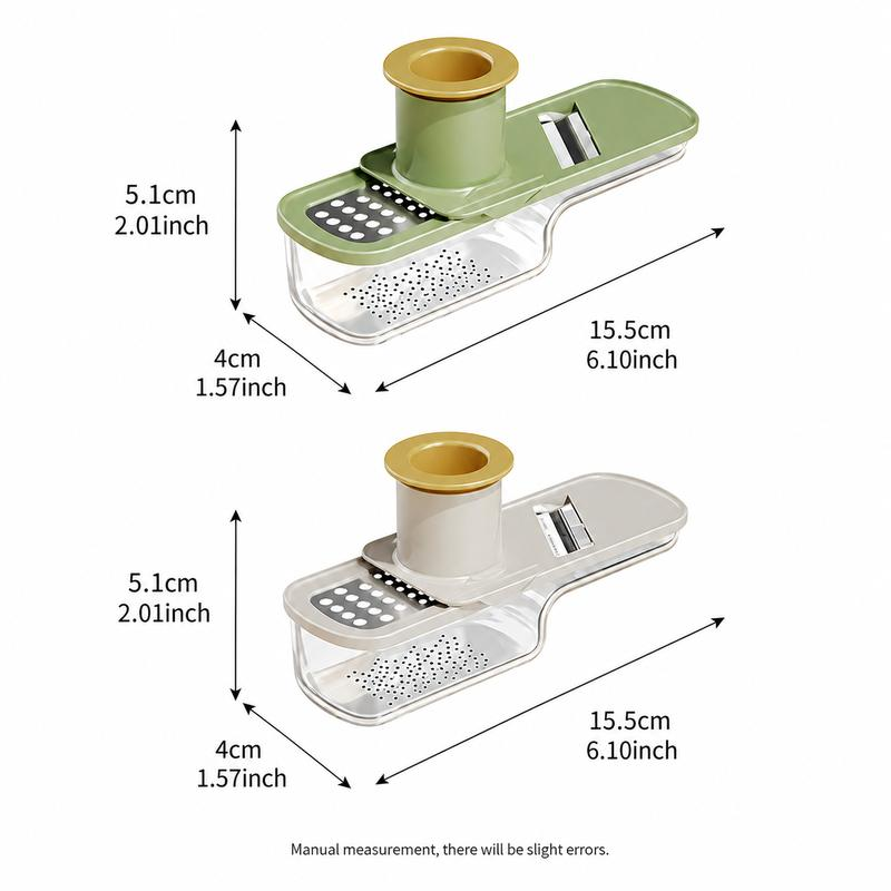 3-in-1 Multifunctional Food Grater – Portable Kitchen Prep Tool