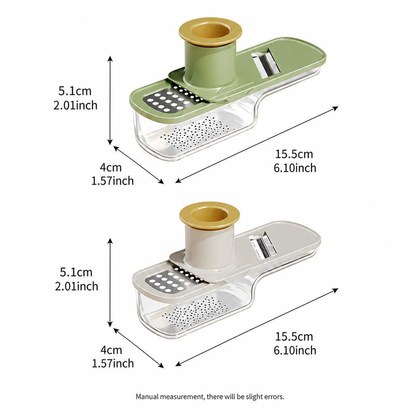 3-in-1 Multifunctional Food Grater – Portable Kitchen Prep Tool