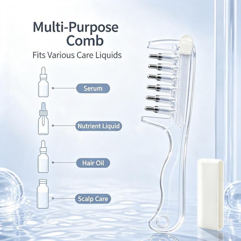 Scalp oil massage comb – targeted hair root care and massage