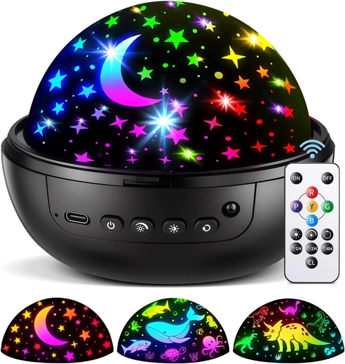 Spherical Starry Sky Projector Night Light - Multiple Starry Sky Themes