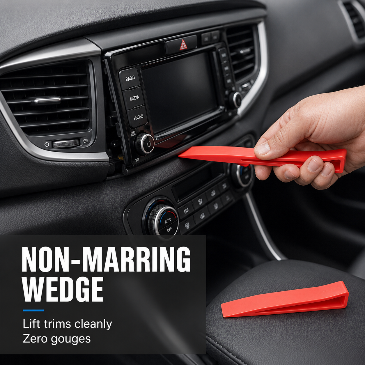 Damage-Free Auto Dent Repair & Precision Trim Pry Tool Kit