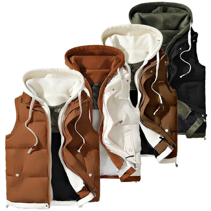 Unisex Hooded Puffer Vest Built for Warm Everyday Layering
