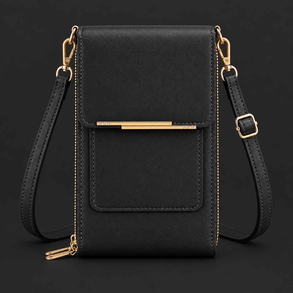 📱Touchscreen Crossbody Phone Bag with Card Slots & Dual Zippers📱