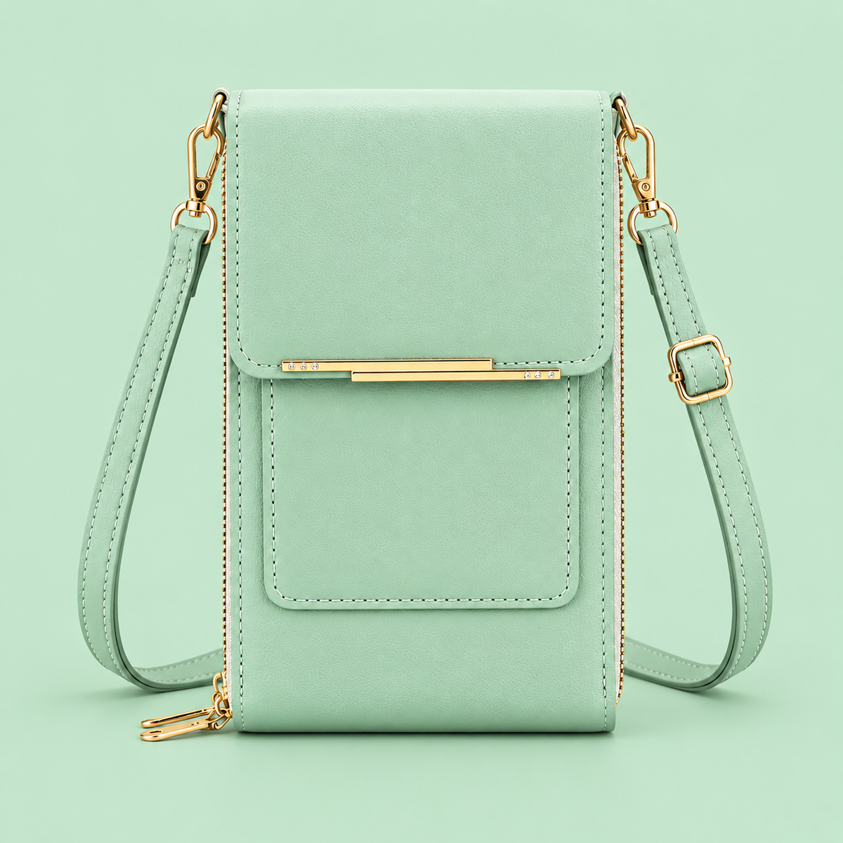 📱Touchscreen Crossbody Phone Bag with Card Slots & Dual Zippers📱