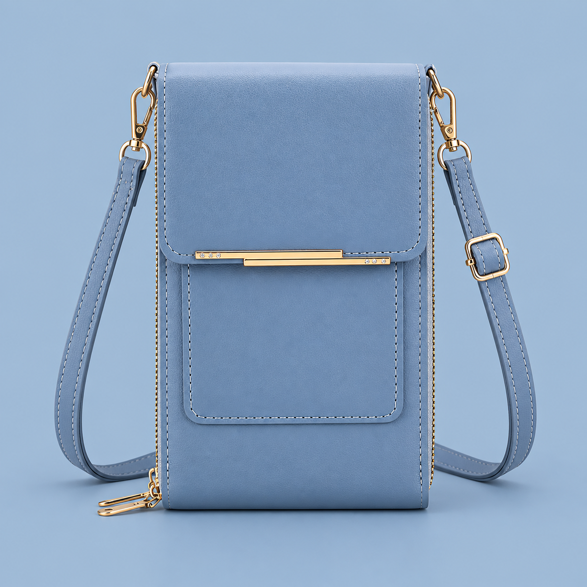 📱Touchscreen Crossbody Phone Bag with Card Slots & Dual Zippers📱